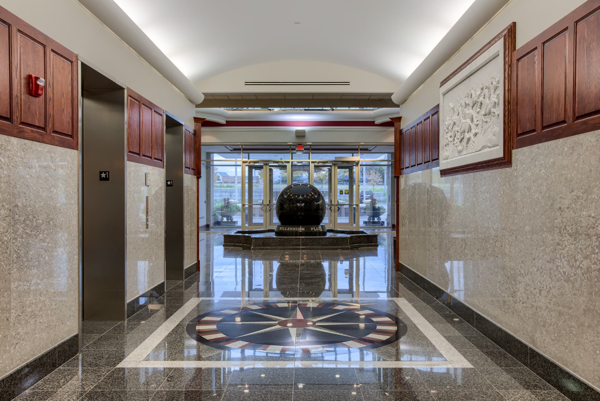 Millennium Plaza commercial office building, West Omaha